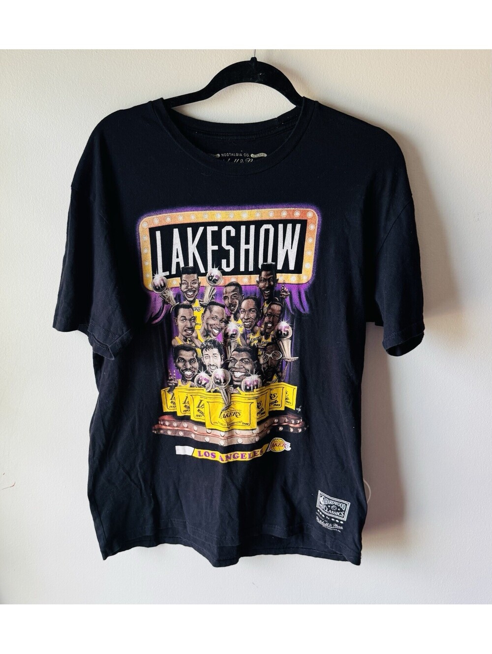 LA lakers Greats Shirt-Mitchell & Ness NBA Lake show Lakers Tee Men's Sz L
